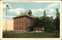 Maine Central Institute, Main Building Pittsfield, ME Postcard Postcard Postcard