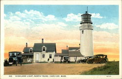 Highland Light North Truro, MA Postcard Postcard Postcard