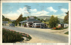 Weirs Highlands Camps and Cottages, Lake Winnepesaukee Laconia, NH Postcard Postcard Postcard