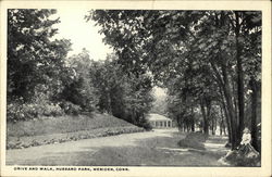 Drive and Walk, Hubbard Park Postcard