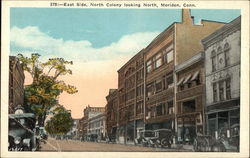 East Side, North Colony Looking North Meriden, CT Postcard Postcard Postcard