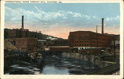 International Paper Company Mill Postcard