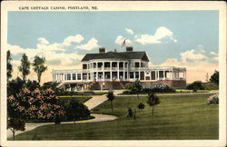 Cape Cottage Casino and Grounds Portland, ME Postcard Postcard Postcard