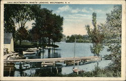 Lake Wentworth, Masts' Landing Postcard