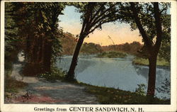 Greetings - Scenic Water View Postcard