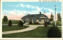 Country Club and Grounds Sheridan, WY Postcard Postcard Postcard
