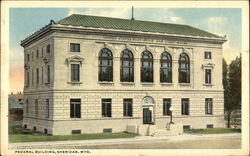 Federal Building Sheridan, WY Postcard Postcard Postcard