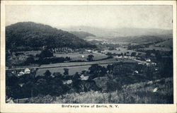 Scenic Bird's Eye View Berlin, NY Postcard Postcard Postcard