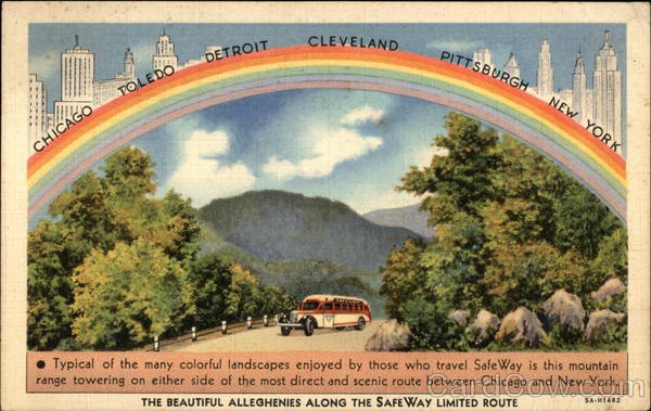 Rainbow - The Beautiful Alleghenies Along the SafeWay Limited Route