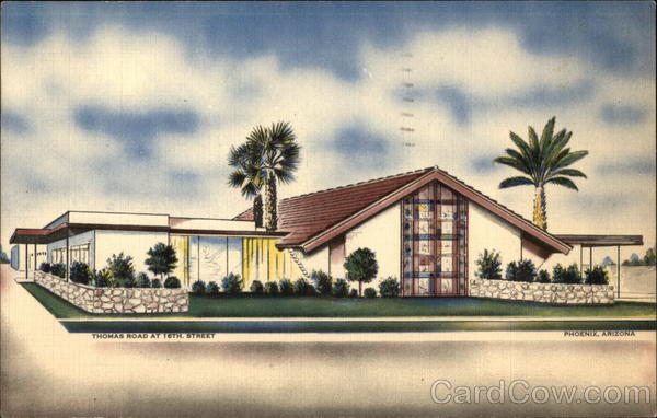 Mercer's Mortuary & Chapel, Thomas Road at 16th Street Phoenix Arizona