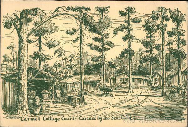 Carmel Cottage Court Carmel-by-the-Sea California L. Waite