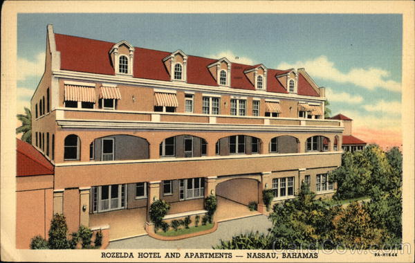 Rozelda Hotel and Apartments Nassau, Bahamas Caribbean Islands Postcard