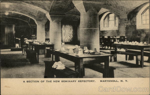A Section of the New Seminary Refectory Maryknoll New York