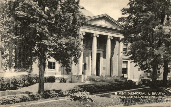 Bixby Memorial Library Vergennes Vermont