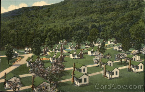 Part of English Village West, Indian Head Franconia Notch New Hampshire
