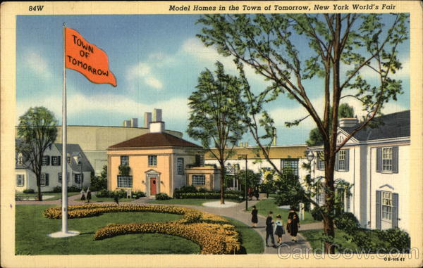 Model Homes in the Town of Tomorrow 1939 NY World's Fair