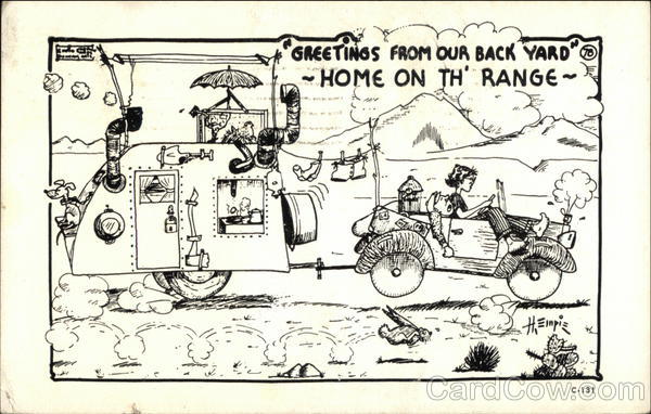 Greetings From our Back Ground - Home on the Range