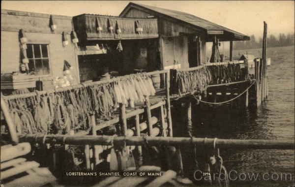 Lobsterman's Shanties, Coast of Maine