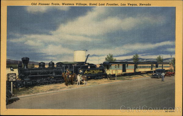 Old Pioneer Train, Western Village, Hotel Last Frontier Las Vegas Nevada
