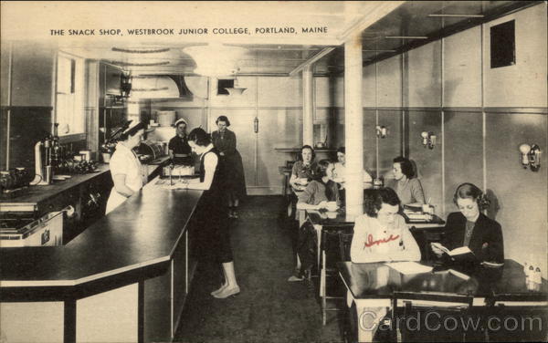 The Snack Shop, Westbrook Junior College Portland Maine