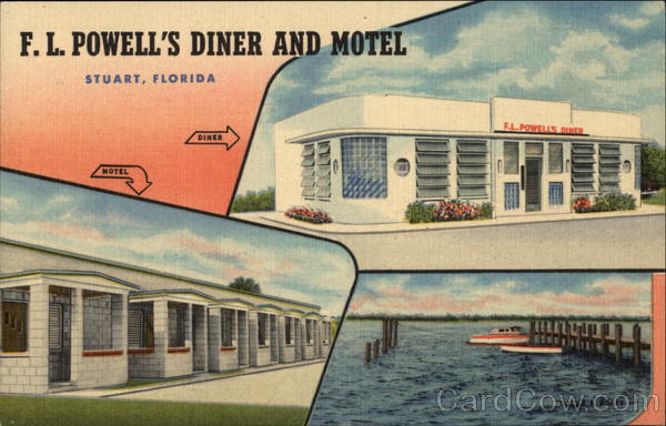F. L. Powell's Diner and Motel Stuart Florida