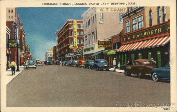 Purchase Street, Looking North New Bedford Massachusetts