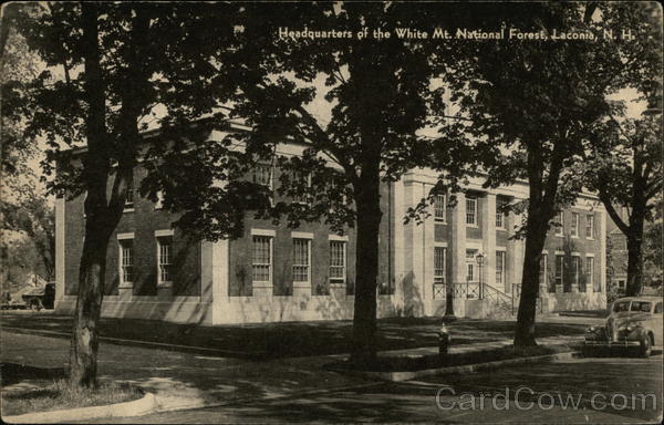Headquarters of the White Mt National Forest Laconia New Hampshire