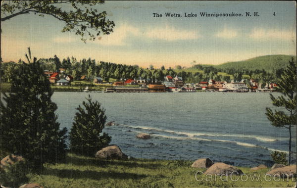 Scenic Water View of The Weirs Lake Winnipesaukee New Hampshire