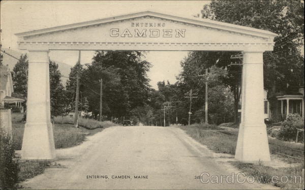 Welcome Arch Camden Maine