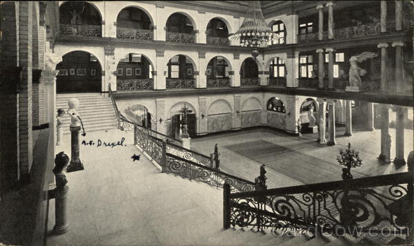 Drexel Institute - Main Stairway Philadelphia Pennsylvania