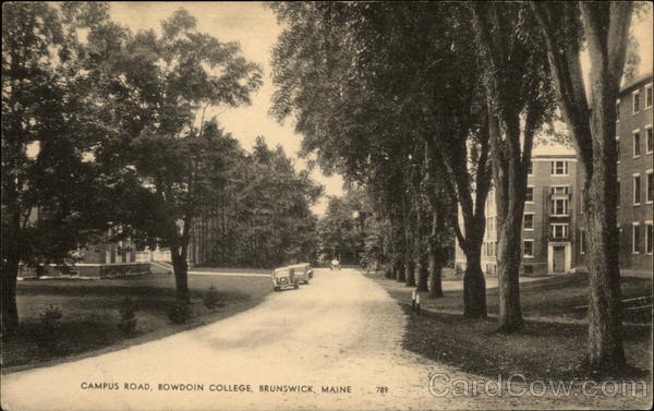Bowdoin College - Campus Road Brunswick Maine