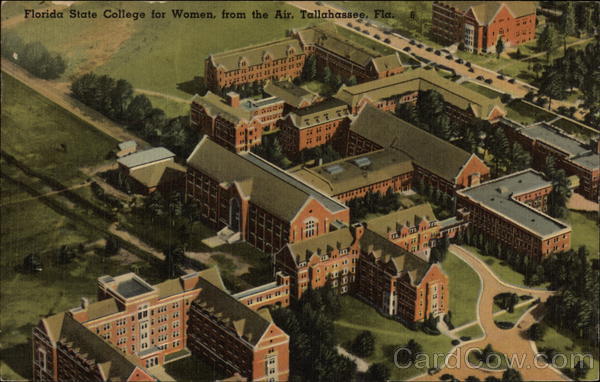 Florida State College for Women from the Air Tallahassee