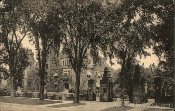 Mary Lyon Hall and Gate, Mount Holyoke College South Hadley Massachusetts