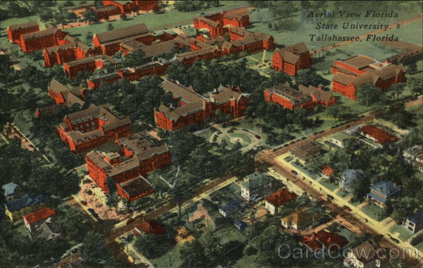 Aerial View of Florida State Unviersity Tallahassee