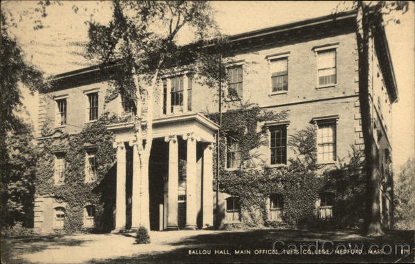 Ballou Hall, Main Offices, Tufts College Medford Massachusetts