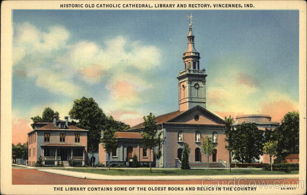 Catholic Cathedral, Library and Rectory Vincennes Indiana