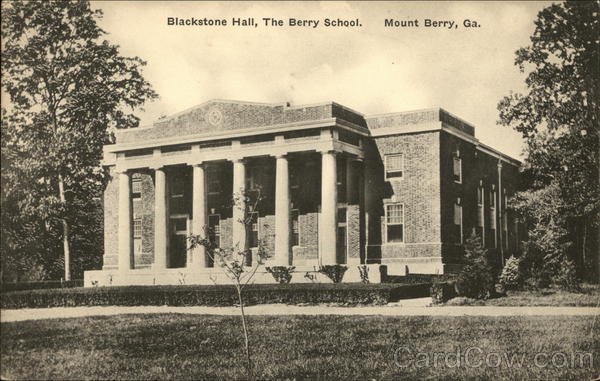 Blackstone Hall at the Berry School Mount Berry Georgia