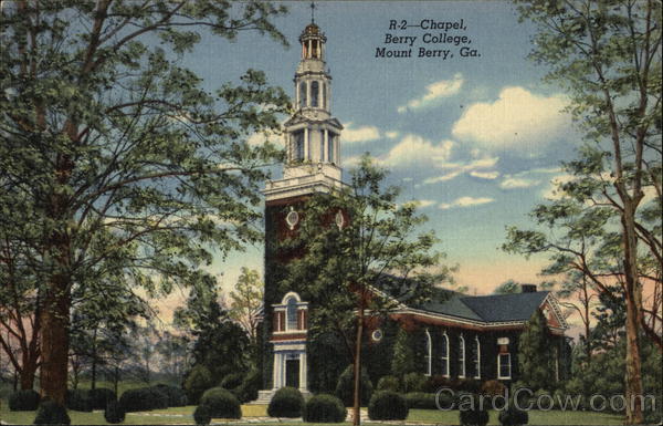 Berry College - Chapel Mount Berry Georgia