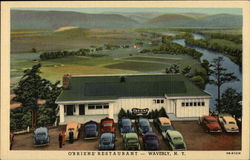 O'Briens' Restaurant - The Most Scenic Dining Room in America Waverly, NY Postcard Postcard Postcard