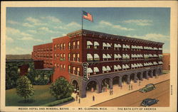 Medea Hotel and Mineral Baths - The Bath City of America Mount Clemens, MI Postcard Postcard Postcard