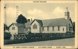 St. John's Catholic Church Toledo, OH Postcard Postcard Postcard