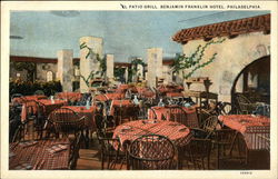 Benjamin Franklin Hotel - El Patio Grill Postcard