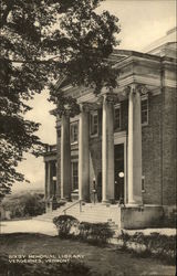 Bixby Memorial Library Vergennes, VT Postcard Postcard Postcard