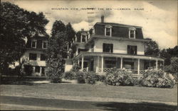 Mountain View Inn by the Sea Camden, ME Postcard Postcard Postcard