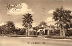 Coronado Motor Hotel Yuma, AZ Postcard Postcard Postcard