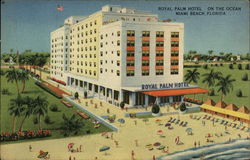 Royal Palm Hotel - On the Ocean Between 15th and 16th Streets Postcard
