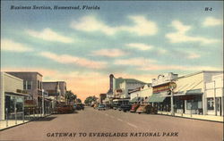 Business Section Postcard