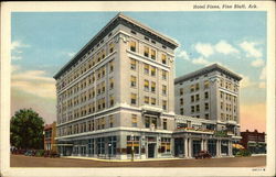 Street View of Hotel Pines Pine Bluff, AR Postcard Postcard Postcard