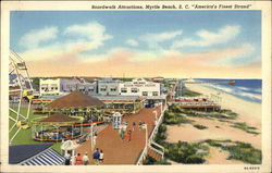 Boardwalk Attractions, Myrtle Beach, S.C. Boardwalk Attractions, Myrtle Beach, S.C.