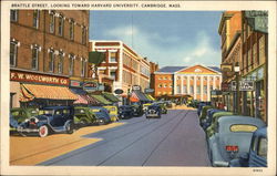 Brattle Street, Looking Toward Harvard University Brattle Street, Looking Toward Harvard University